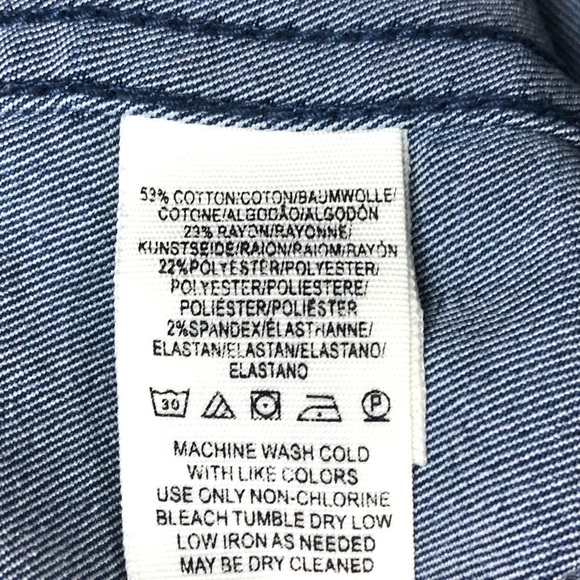 Free‎ People Color Block Denim Mini Skirt - Picture 5 of 6